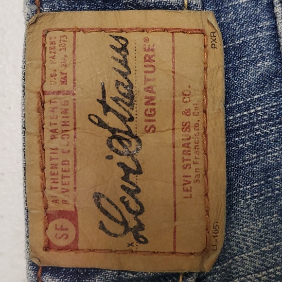 Levi Strauss Signature Stretch Blue Jeans Size Misses 6 Medium - Picture 7 of 8